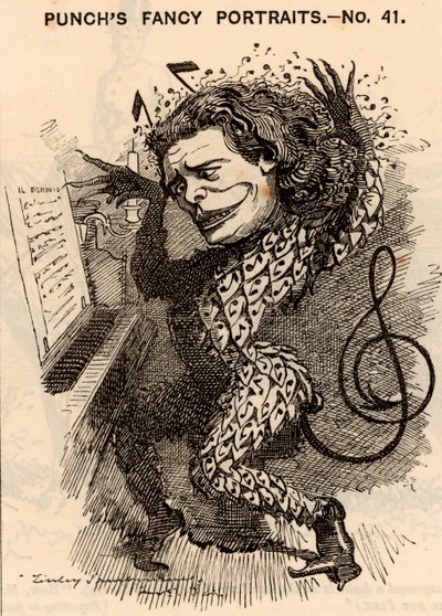 Anton Rubenstein (1829-1894) von Edward Linley Sambourne