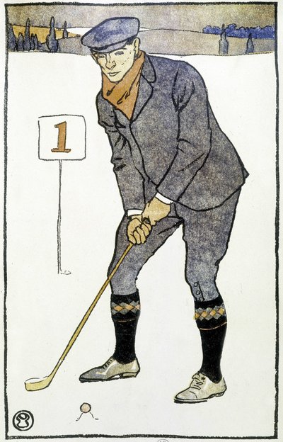 Kalender: "Golf Calendar" von Edward Penfield von Edward Penfield