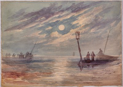 Meereslandschaft bei Nacht von Edward Pretty