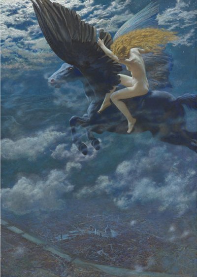 Traumidyll Eine Walküre von Edward Robert Hughes