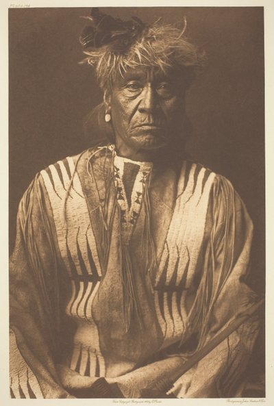 Rote Peitsche - Atsina von Edward S. Curtis