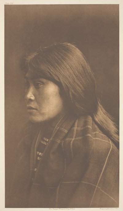 Suquamish-Mädchen von Edward S. Curtis