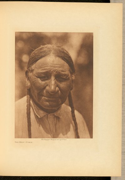 Die Peitsche - Ponca von Edward S. Curtis