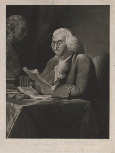 Benjamin Franklin, 1793 von Edward Savage
