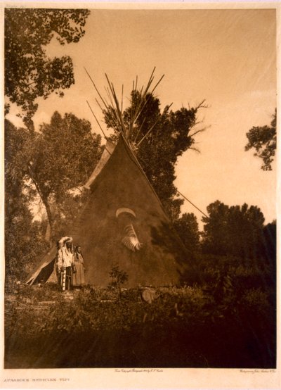 Apsaroke Medizin Tipi von Edward Sheriff (after) Curtis