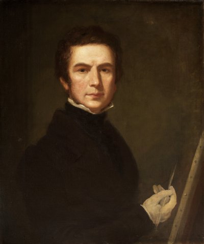 Selbstporträt, ca. 1830 von Edward Villiers Rippingille