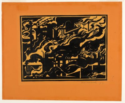 Hochöfen II von Edward Wadsworth