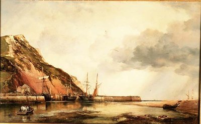 Axmouth Hafen, Devon - Niedrigwasser von Edward William Cooke