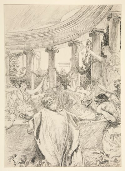 Apemantus von Edwin Austin Abbey