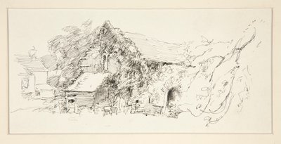 Architekturstudie von Edwin Austin Abbey