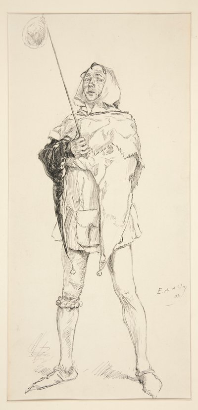 Clown von Edwin Austin Abbey