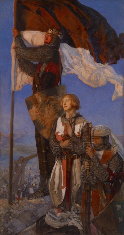Kreuzritter sichten Jerusalem von Edwin Austin Abbey