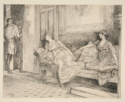 Dromio von Ephesus von Edwin Austin Abbey