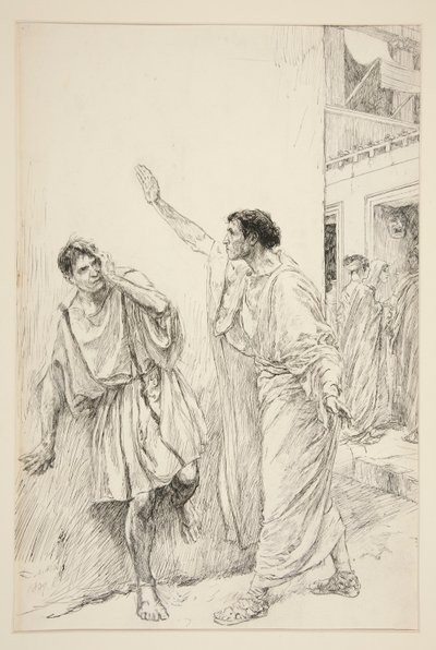 Dromio von Ephesus von Edwin Austin Abbey