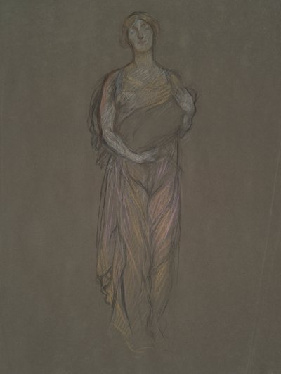 Frühe Studie für von Edwin Austin Abbey