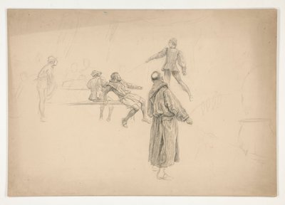 Figurenzeichnung von Edwin Austin Abbey