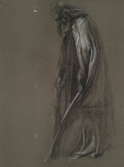 Figurenstudie für von Edwin Austin Abbey