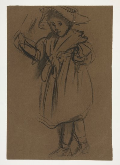 Figurenstudie für von Edwin Austin Abbey