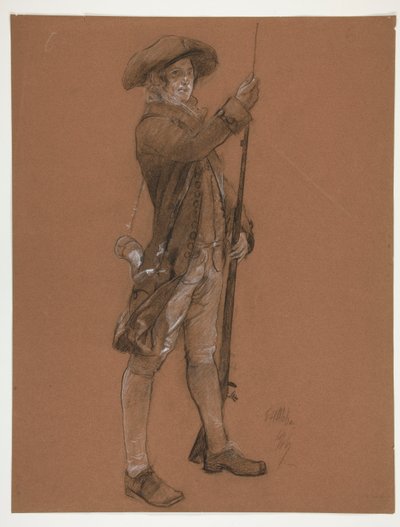 Figurenstudie von Edwin Austin Abbey
