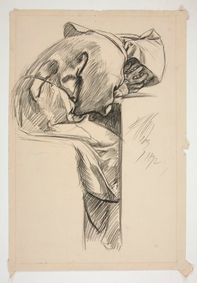 Figurenstudie von Edwin Austin Abbey