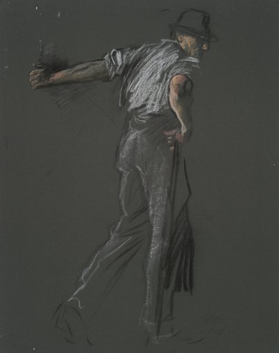 Figurenstudie für von Edwin Austin Abbey