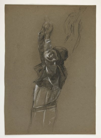 Figurenstudie für König Artus von Edwin Austin Abbey