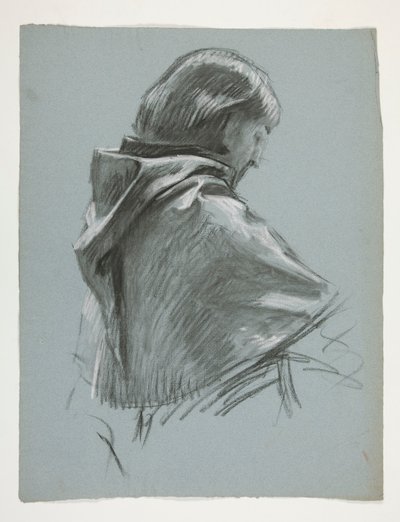 Figurenstudie für König Artus von Edwin Austin Abbey