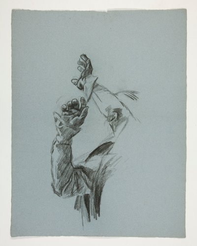Figurenstudie für König Artus von Edwin Austin Abbey