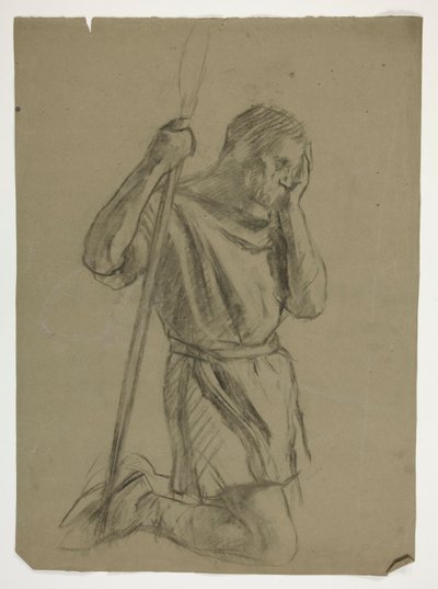 Figurenstudie für König Artus von Edwin Austin Abbey