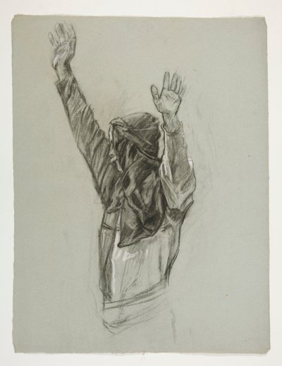 Figurenstudie für König Artus von Edwin Austin Abbey