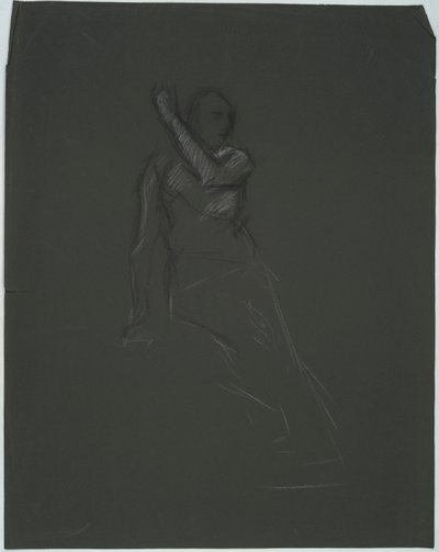 Mögliche Figurenstudie für von Edwin Austin Abbey