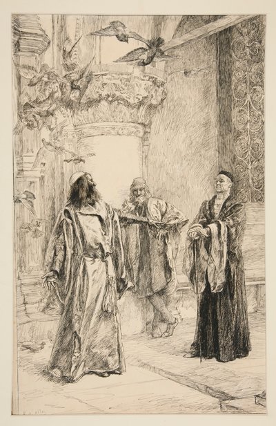 Shylock von Edwin Austin Abbey