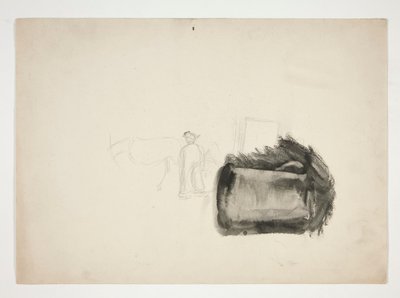 Skizze eines Krugs von Edwin Austin Abbey