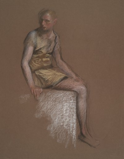 Studie für von Edwin Austin Abbey