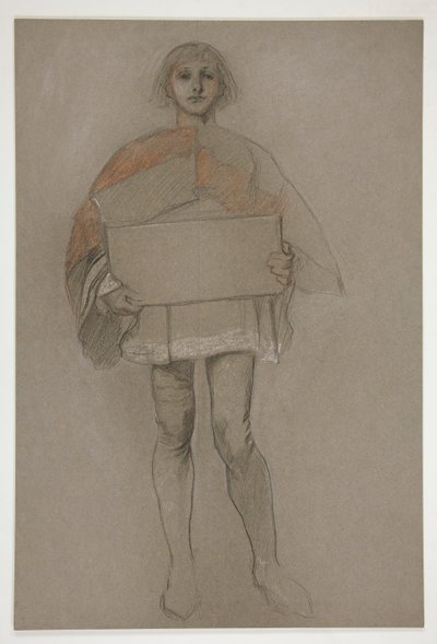 Studie für von Edwin Austin Abbey