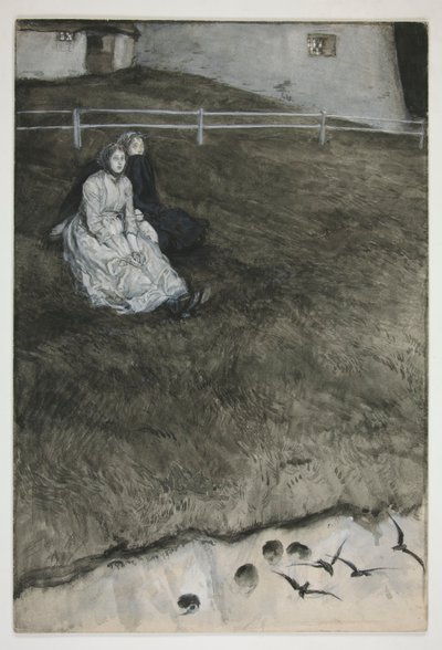 Studie für von Edwin Austin Abbey