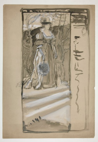 Studie für von Edwin Austin Abbey