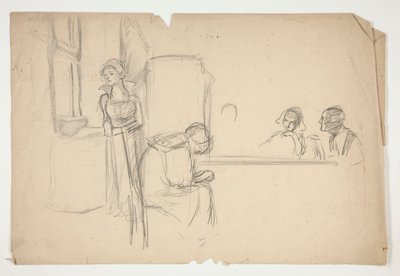 Studie für von Edwin Austin Abbey
