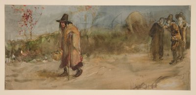 Studie für von Edwin Austin Abbey