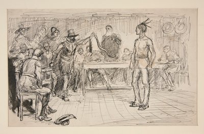 Studie für Miles Standish von Edwin Austin Abbey