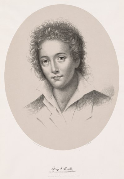 Percy Bysshe Shelley, 1867 von Edwin Beyerhaus