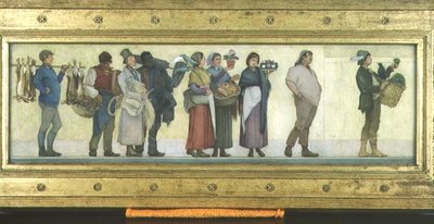Straßenrufe in London von Edwin Buckman
