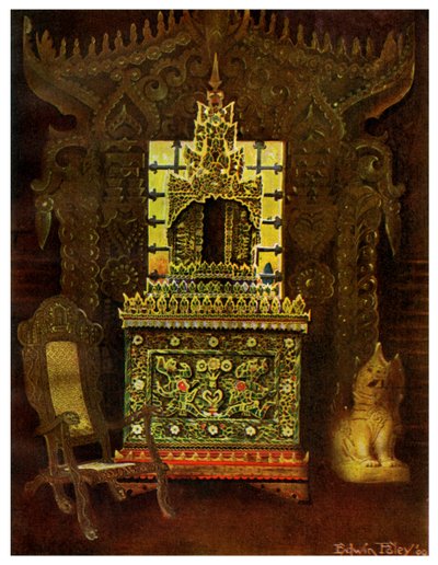 Asiatische Möbel, 1911-1912 von Edwin Foley