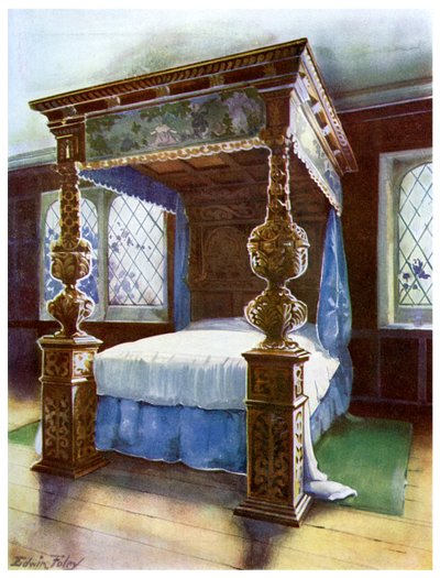 Das Littlecote-Bett, 1910 von Edwin Foley