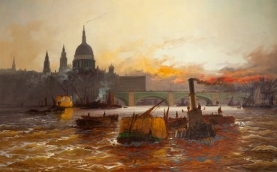 Der Pool von London, 1940-45 von Edwin Henry Eugene Fletcher