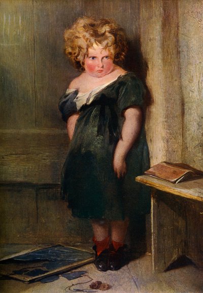 Ein unartiges Kind, 19. Jahrhundert, 1912 von Edwin Landseer