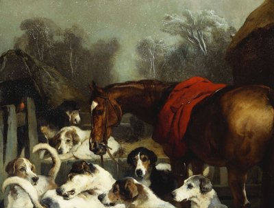Keine Jagd bis das Wetter sich bessert von Edwin Landseer