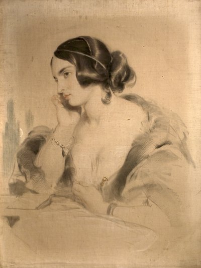 Die ehrenwerte Mrs. Norton, ca. 1850 von Edwin Landseer