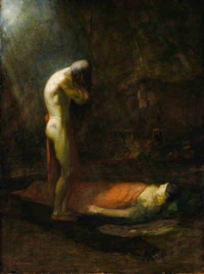 Der trauernde Tapfere von Edwin Willard Deming