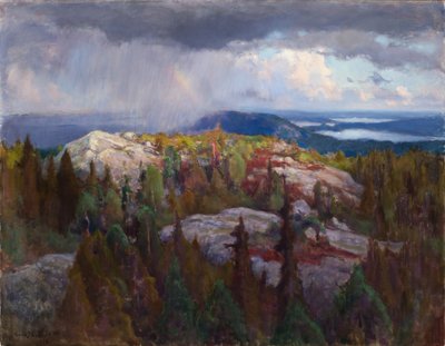 Landschaft Maisema Kolilta, 1918 von Eero Järnefelt